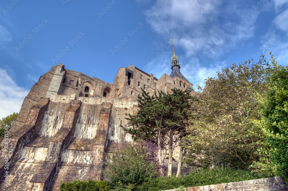 Mont Saint-Michel - Contreforts de l'abbaye