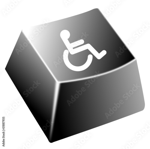 Handicap button icon