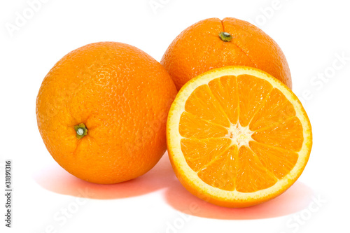 orange with clipping path