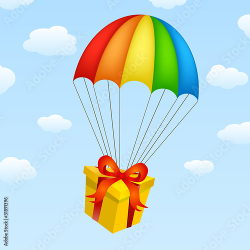 gifts on parachutes