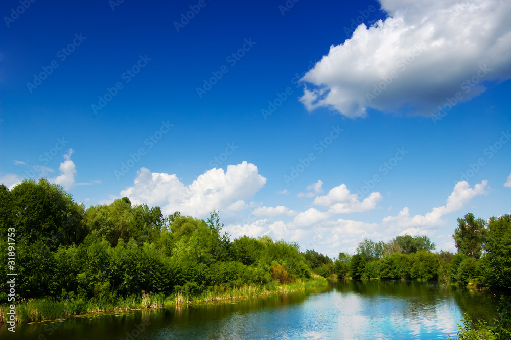 Spring landscape Spring landscape