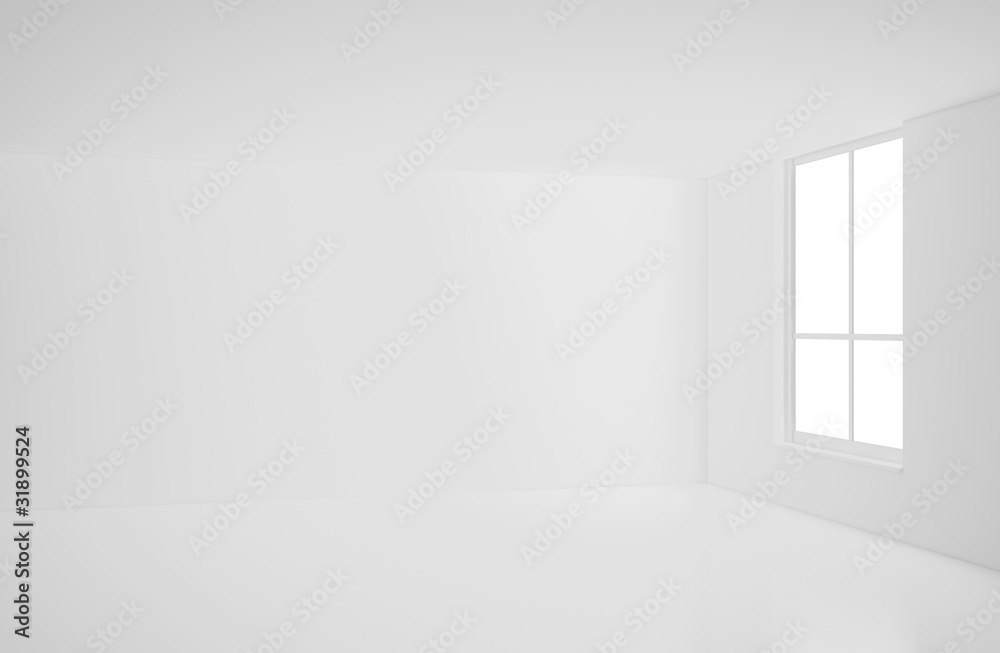 Fototapeta premium Interno vuoto da arredare