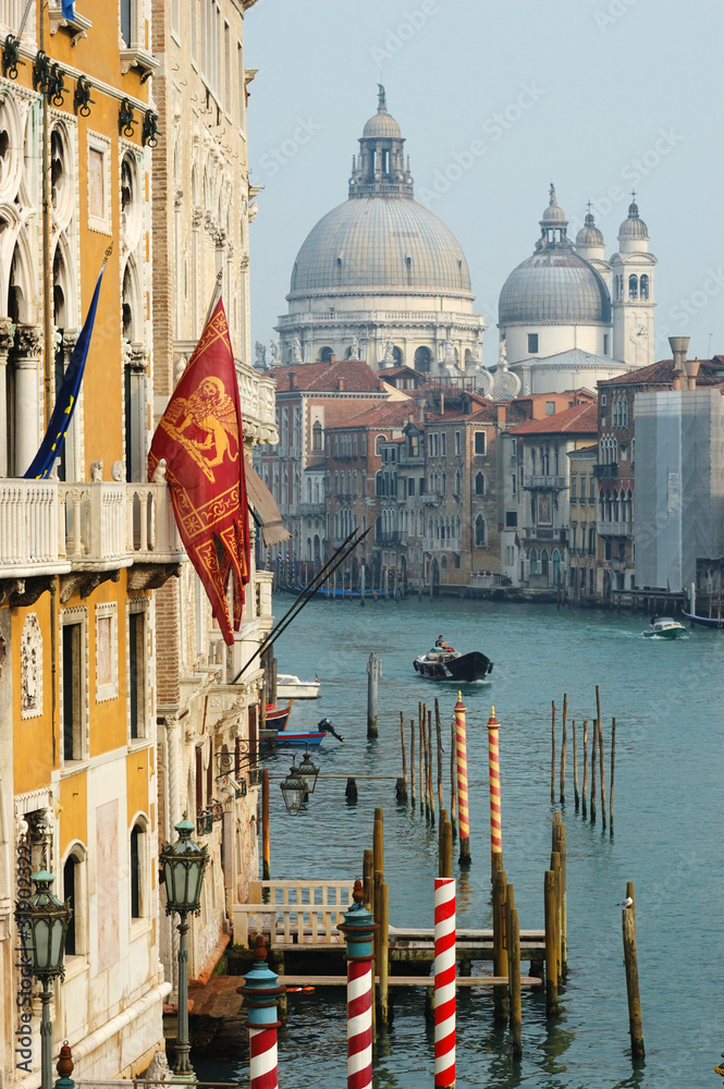 Fototapeta premium Venice grand canal view,Italy