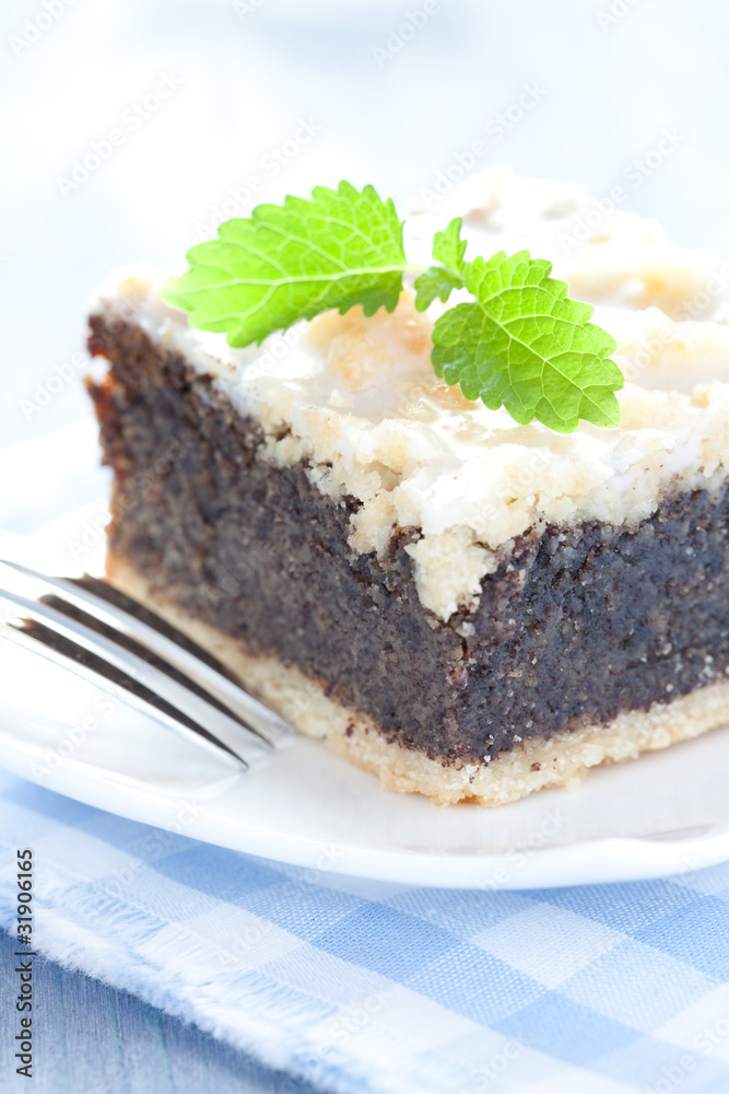 frischer Mohnkuchen frischer Mohnkuchen