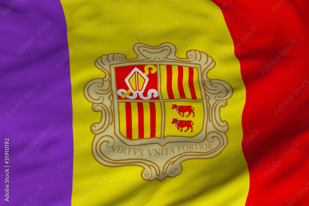 Obraz premium Andorran Flag