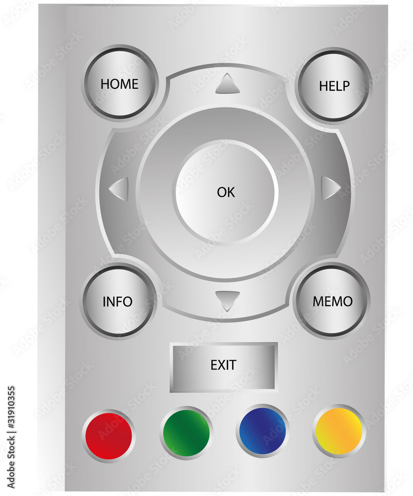 Naklejka premium Remote control. Vector illustration EPS10