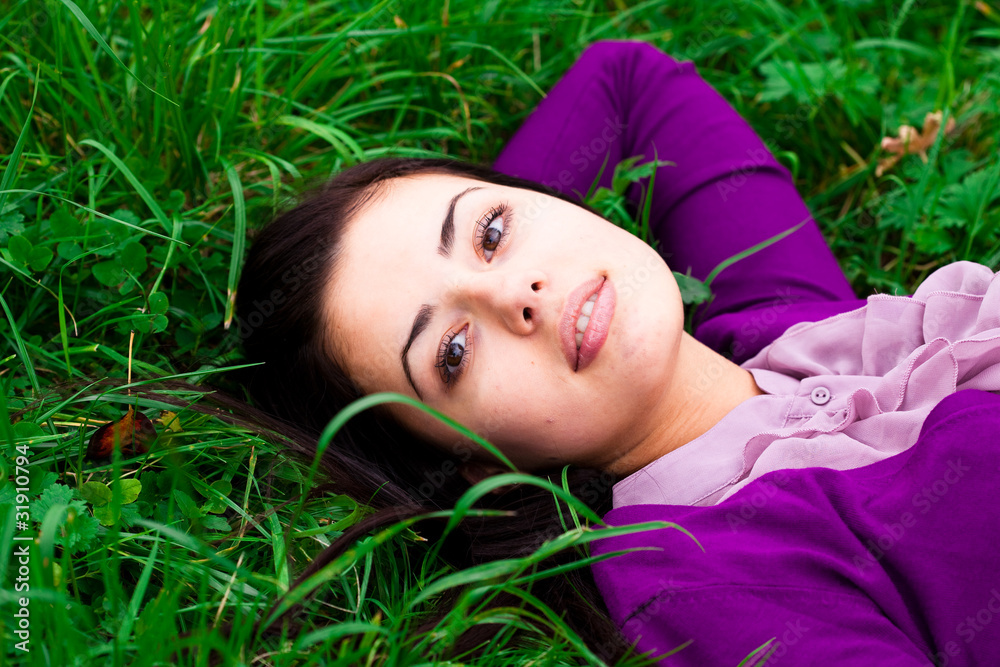 portrait of a beautiful young woman outdoor portrait of a beautiful young woman outdoor
