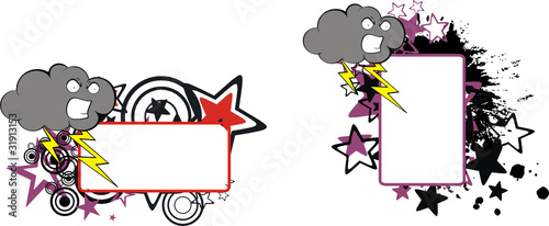 cloud cartoon copyspace