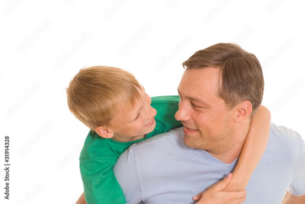 happy father and son happy father and son