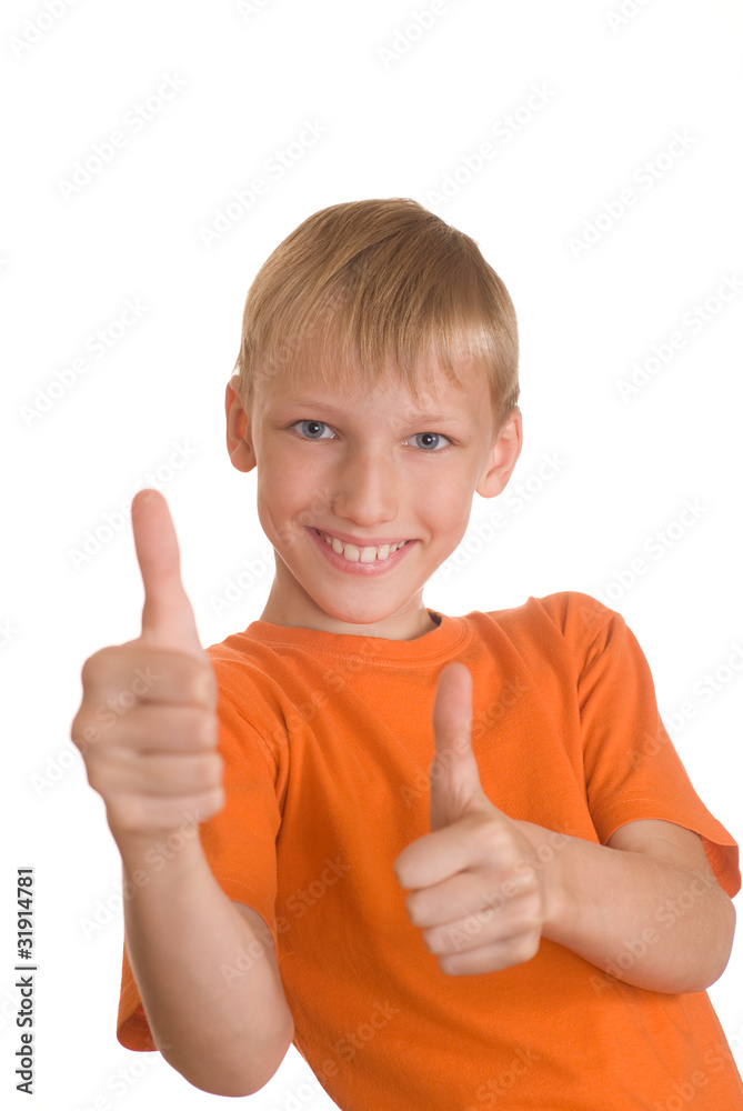 happy boy in the orange happy boy in the orange
