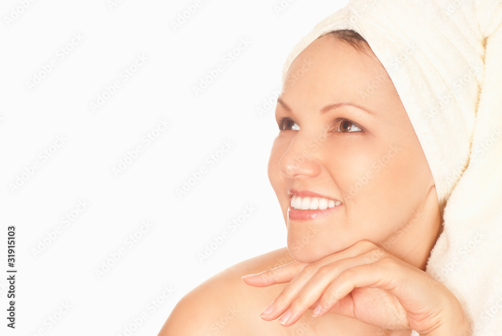 beautiful young woman standing beautiful young woman standing