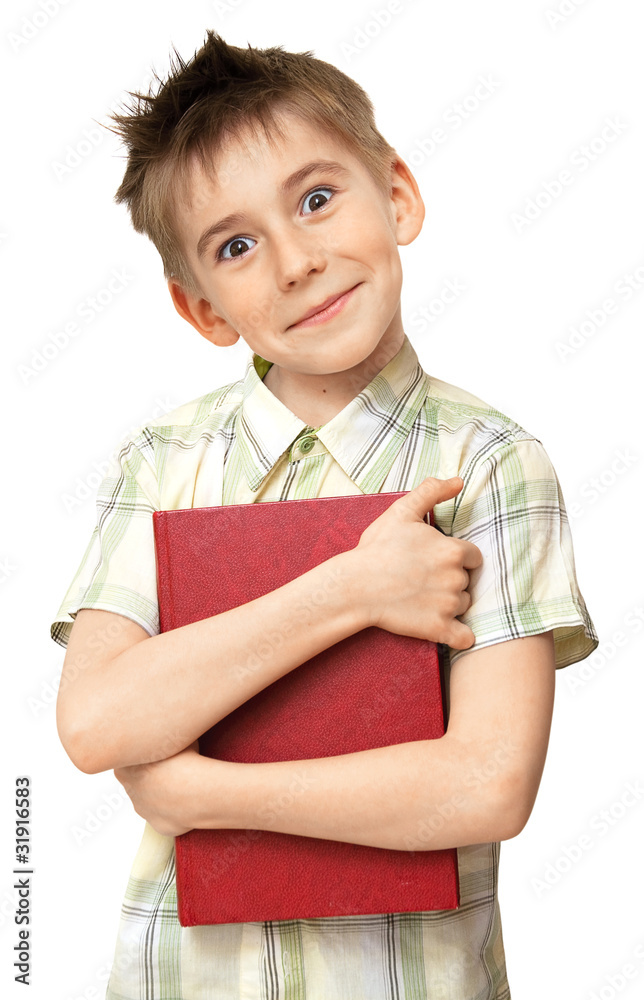 boy with book