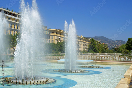Massena Square in City of Nice, France