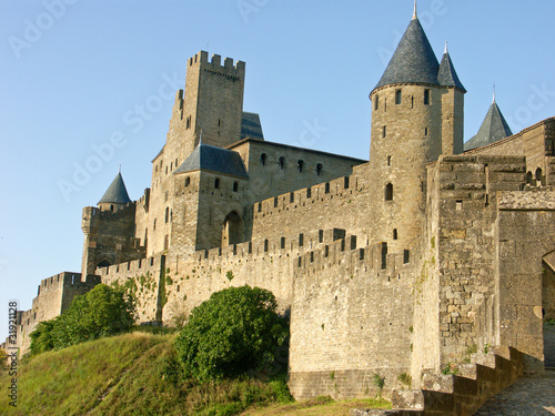 les remparts de la cité médiévale de Carcassonne