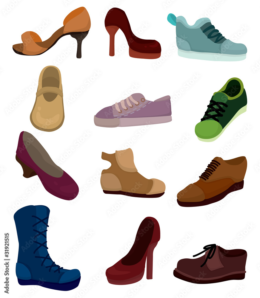 cartoon shoes icon cartoon shoes icon