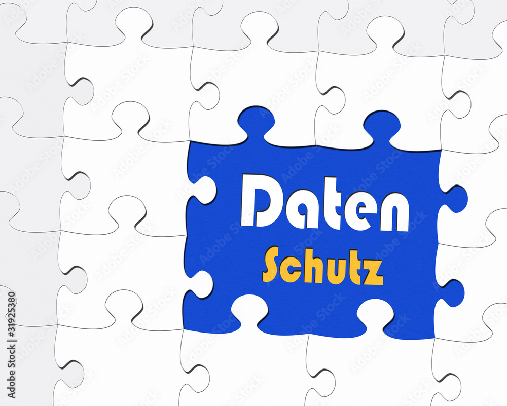 Datenschutz oder Datenschutzgesetz Puzzle Datenschutz oder Datenschutzgesetz Puzzle