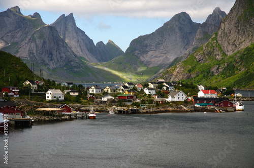 Obraz na płótnie Le isole Lofoten w salonie
