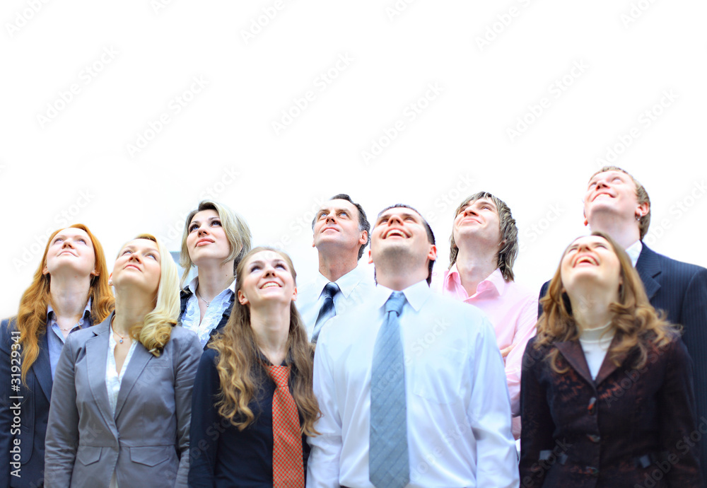 business team in office business team in office