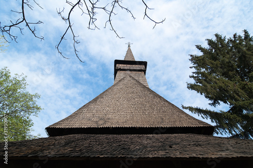 Wooden Roof Tiles Of Country Church photo
