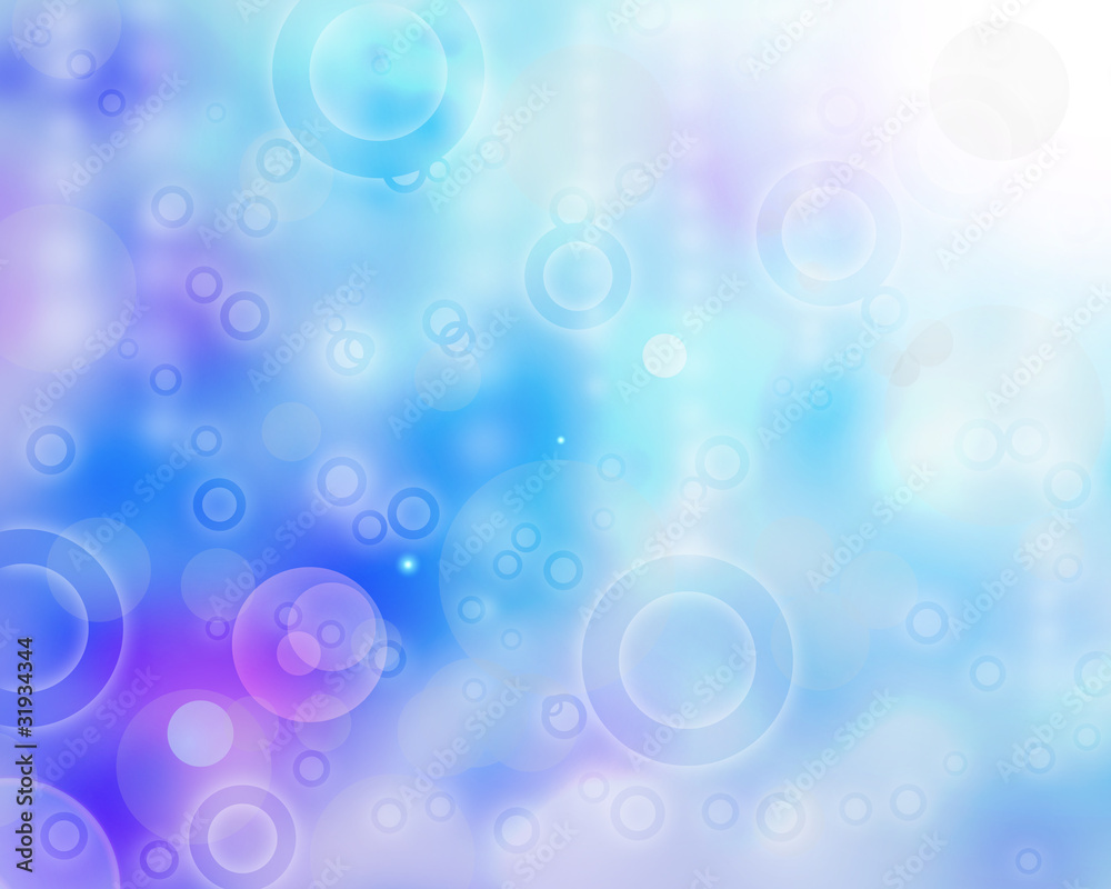 abstract background with stars and circles