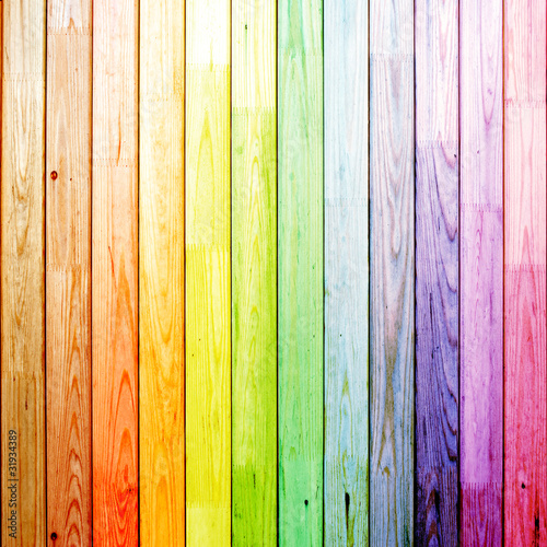 different colorful wood