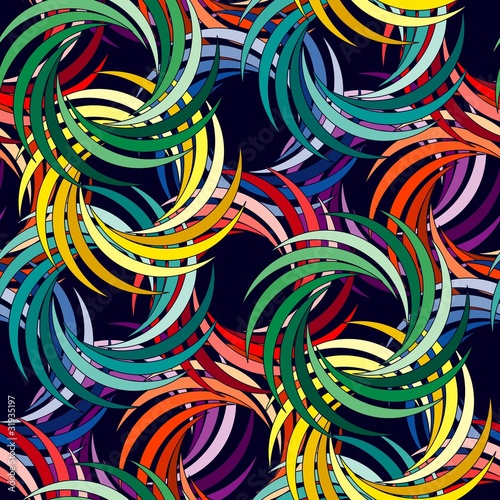 Seamless vivid swirl pattern