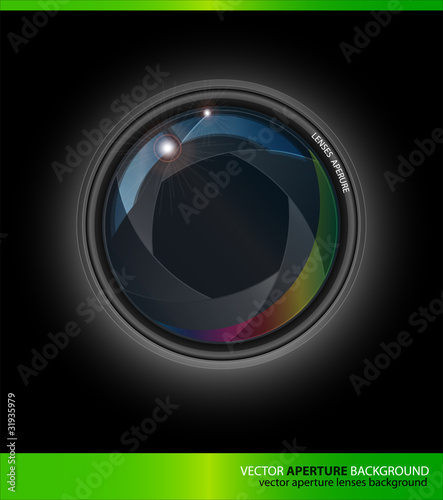 Vector Lenses Aperture Background