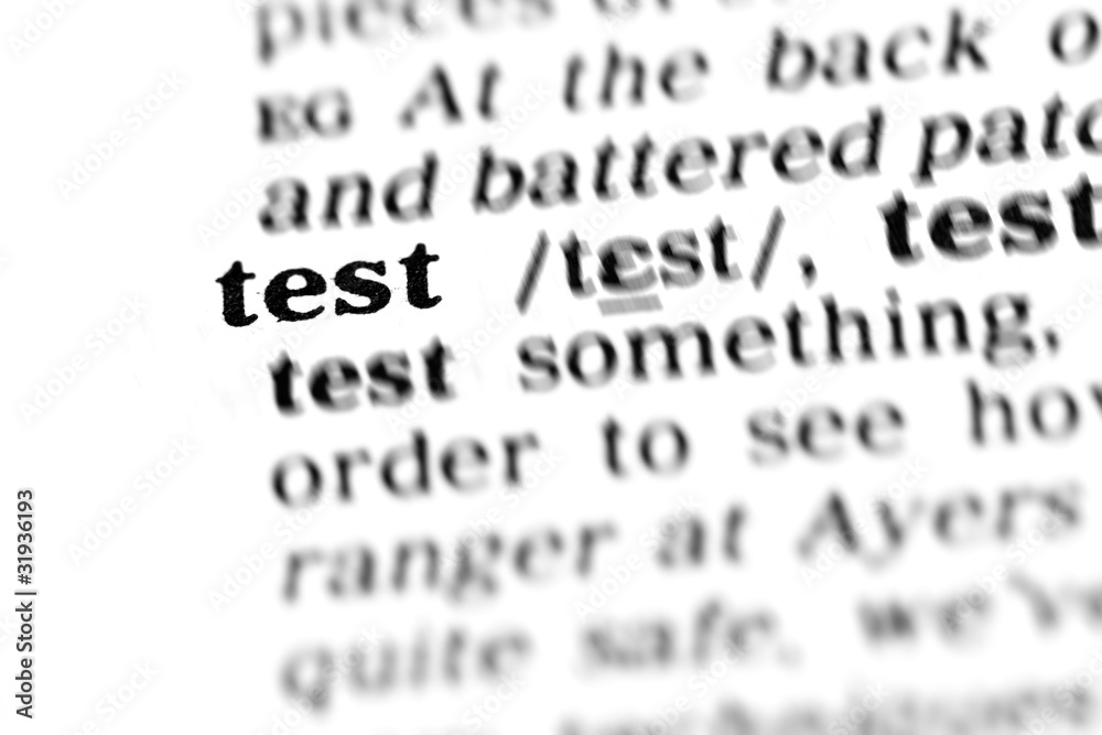 test (the dictionary project)