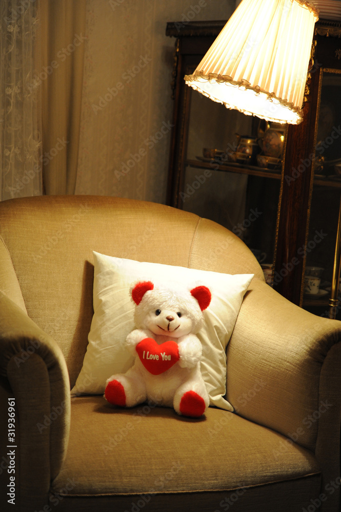 Teddy im Sessel Stock Photo | Adobe Stock
