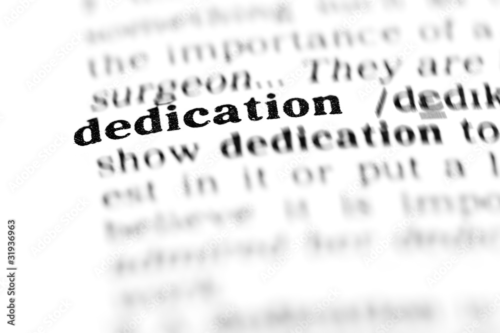 dedication (the dictionary project) dedication (the dictionary project)