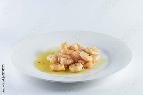 Garlic Prawns a spanish tipical dish