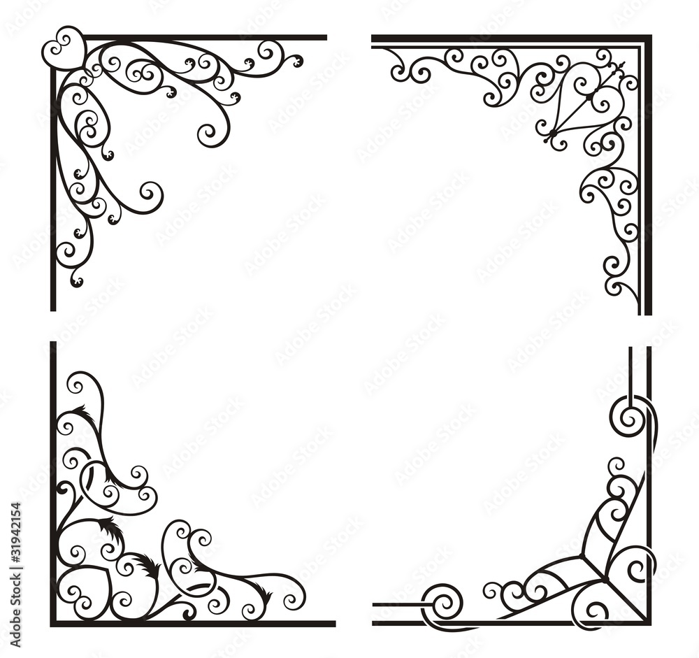 Exquisite Corner Ornamental Designs Exquisite Corner Ornamental Designs