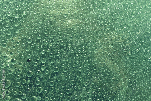 green water drops