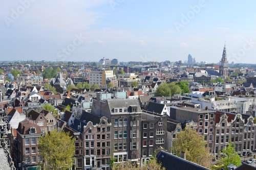 Paesaggio di Amsterdam dal campanile della Oude Zijde