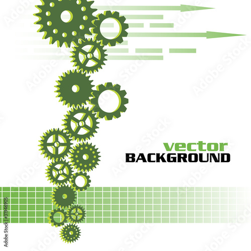 Background with gears