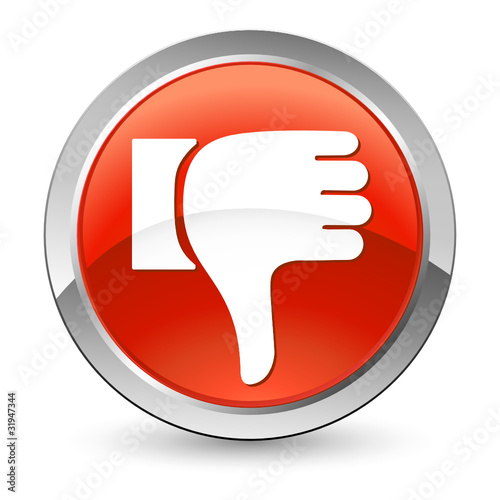 schlecht bewerten - button