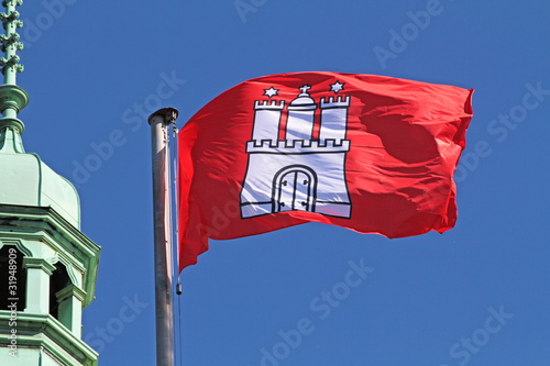 Hamburg-Flagge photo