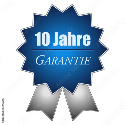 Garantiesiegel 10 Jahre