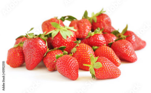 A pile of strawberry