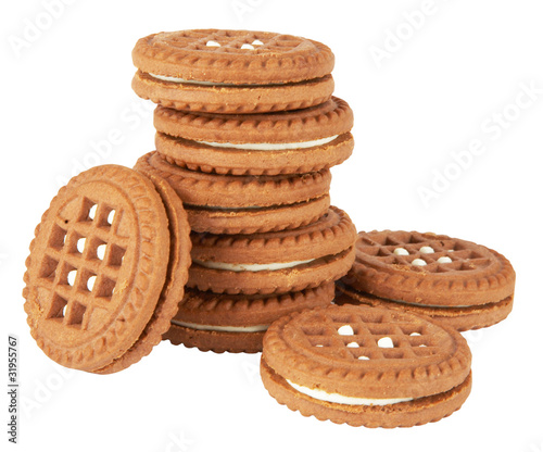 Biscuit cookies stack