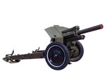 world war two vintage rarity soviet howitzer M30 isolated on whi