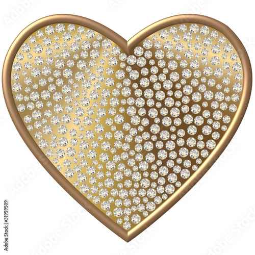 Diamant Symbol Herz