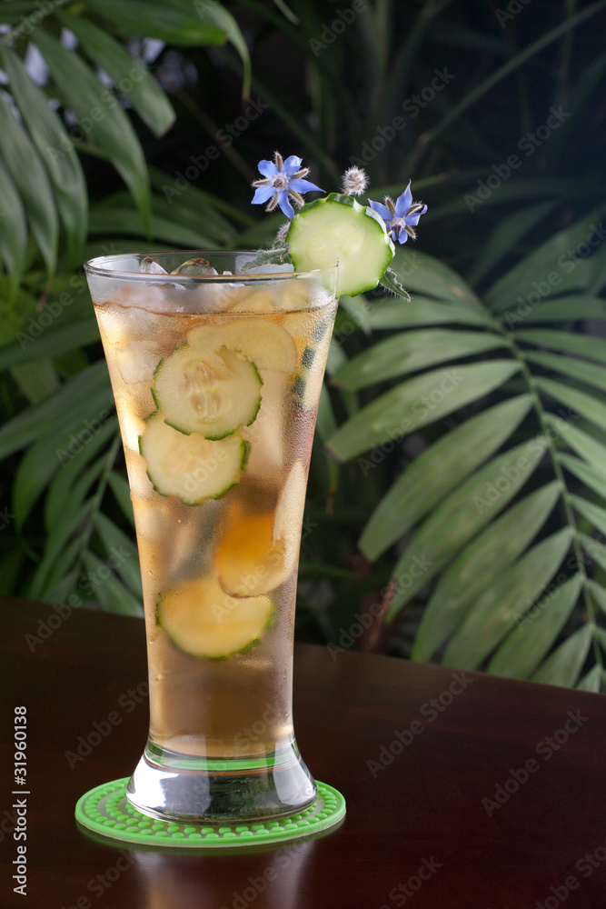 Ginger Cucumber Iced Tea Ginger Cucumber Iced Tea
