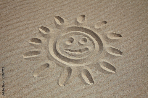 Sonne im Sand