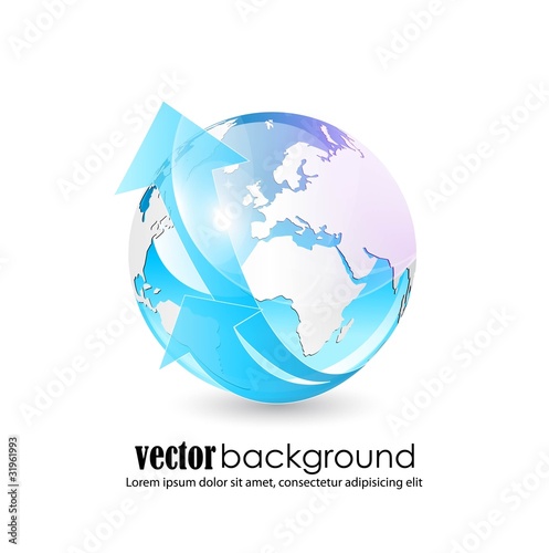 vector globe