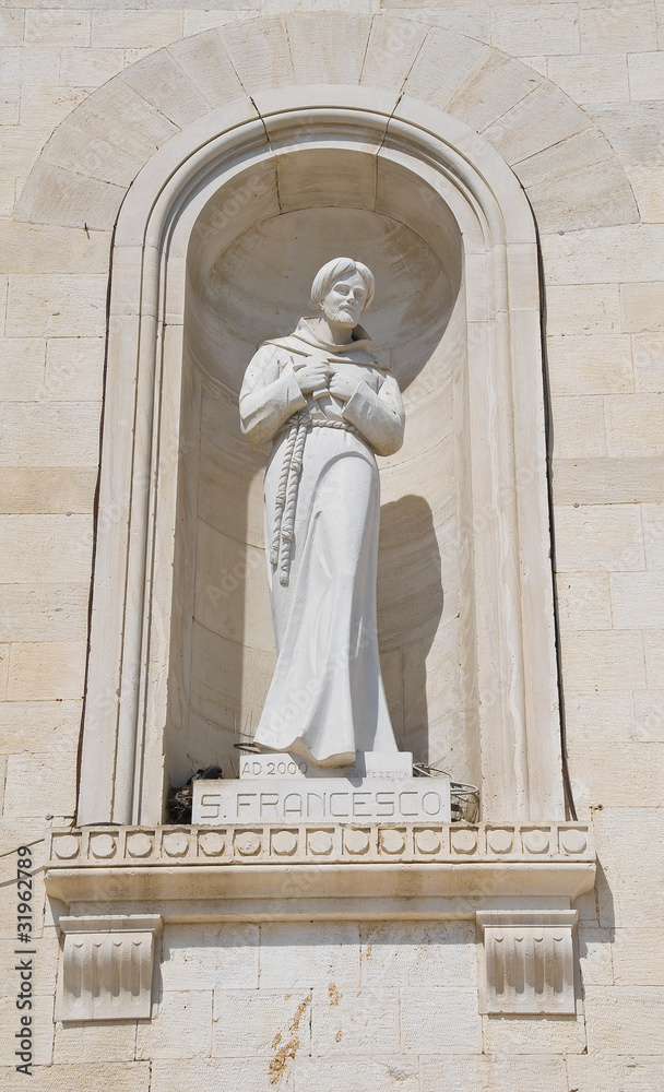 St. Francesco statue.