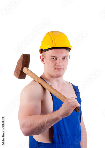 muscular worker