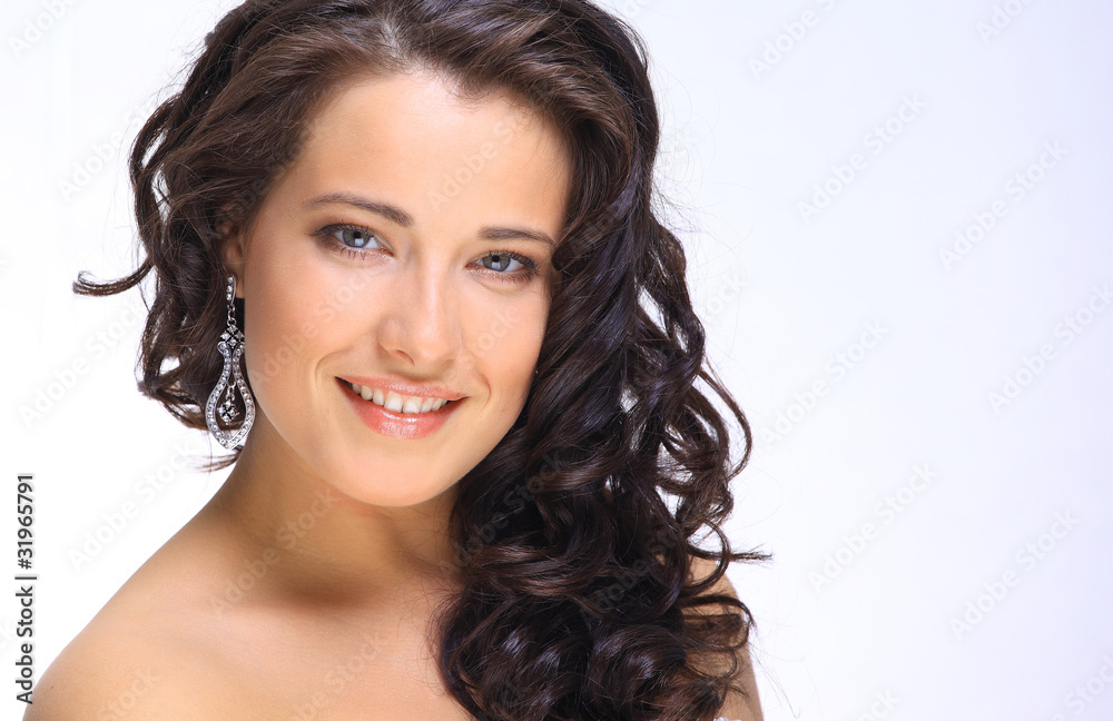 young black hair woman beauty portrait young black hair woman beauty portrait