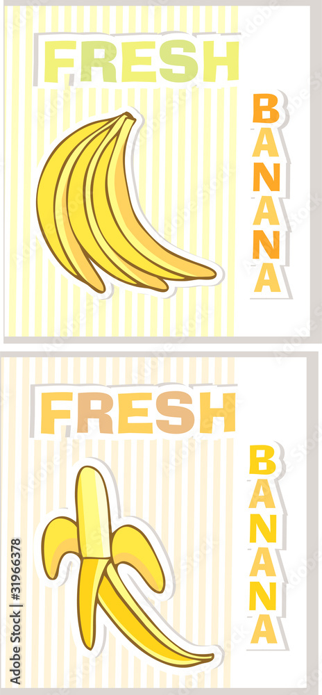 bananas card set