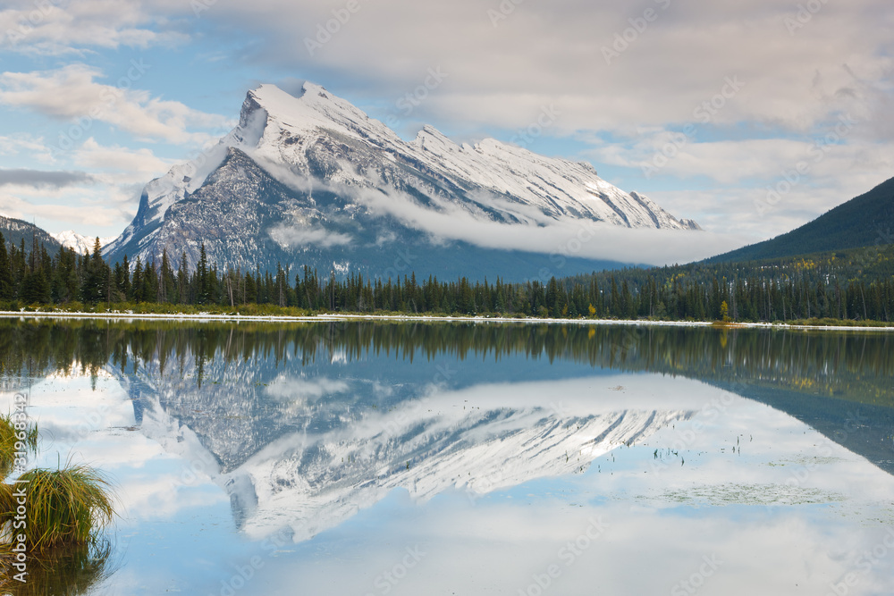 Mount Rundle and Vermillion Lake, Canada